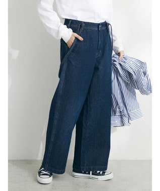 CRAFT STANDARD BOUTIQUE ２ｗａｙサロペットデニムパンツ Dark Indigo