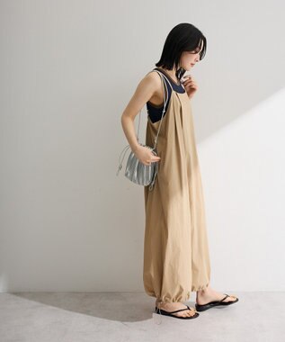 Green Parks 撥水加工キャミワンピース Beige