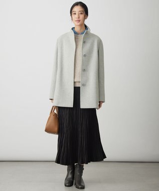 J.PRESS LADIES デニム シャツ ブリーチ系