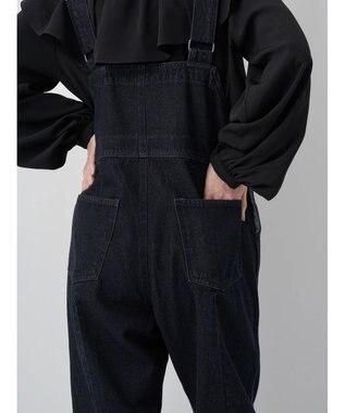 earth music&ecology オーバーオールデニム Dark Indigo