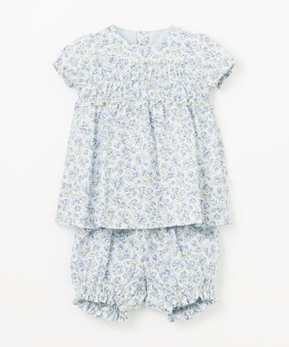 組曲 KIDS 【80-90㎝】サクラララ セットアップ サックスブルー系5