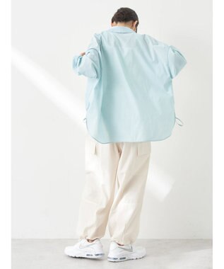 earth music&ecology ＴＲキュプラドロストシャツ Light Green