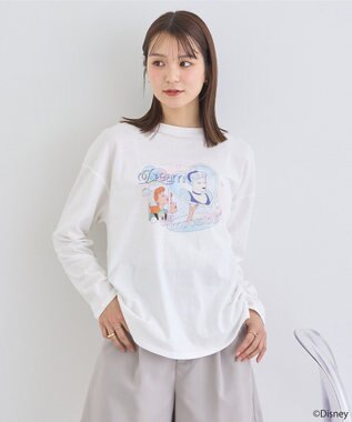 earth music&ecology シンデレラ／プリントロンＴＥＥ White