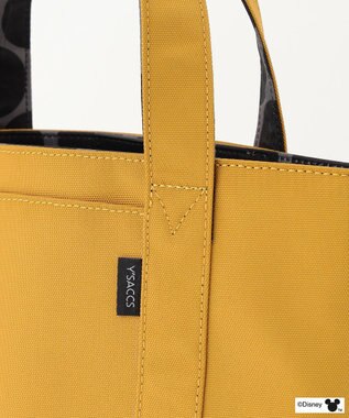 Y'SACCS 【Disney Collection】シルエットプリントトートバッグ　Sサイズ マスタード