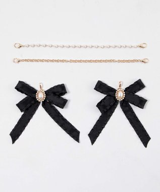 WEGO 【痛バ＆推し活グッズ】きらめきDIYパールリボンセットS ブラック