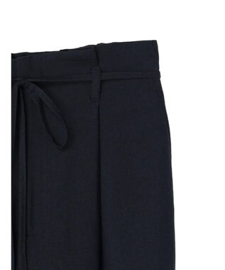 earth music&ecology リネンライクテーパードパンツ Navy