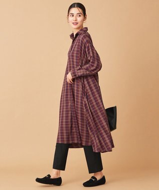 ANY L 【ウエストゴム/ストレッチ/裏起毛】シークレットウォーム　テーパードパンツ ブラック