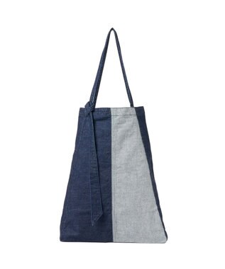 woadblue 【157】DENIM TIE TOTE デニムトートバッグ ブルー BLUE
