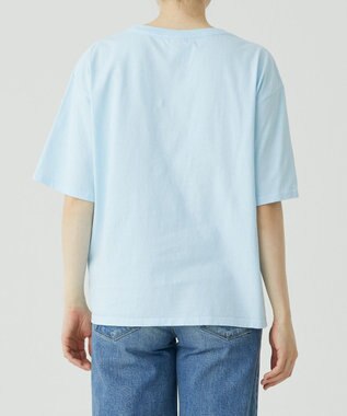 caqu caqu x GoodOn roundneck S/Stee  シンプルゆったりフィットの半袖Tシャツ R.saxe