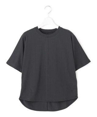 J.PRESS YORK STREET 【WOMEN】ベーシックドルマン Tシャツ ブラック系