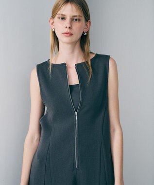 uncrave スムースニット オールインワン スレート