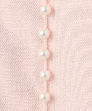 組曲 【WEB限定】ELENAスパンコールバックパール ニット ピンク系