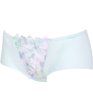 Wing ショーツ　【スキマフィットブラ】　KB2363とペア　裾はフリーカッティング　はきこみ丈あさめ　ウイング／ワコール　KF2963 ターコイズ