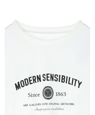 Green Parks エンブレムロゴボックスＴシャツ Off White