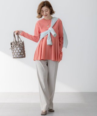 23区 【Oggi6月号掲載】Ratti ドローイング ペイズリー プリント コンビ バッグ ブラウン系