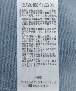 CRAFT STANDARD BOUTIQUE 裏起毛デニムヘンリーワンピース Blue