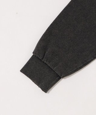 WEGO 【ユニセックス着用ITEM】ヴィンテージグラフィックキーネックプルパーカー ブラックその他