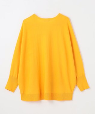 ANY 【洗濯機可/UVカット/接触冷感】クールタッチボクシーニット イエロー