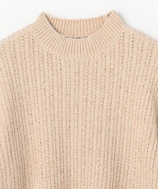 ANY レーシーモールニット ライトベージュ