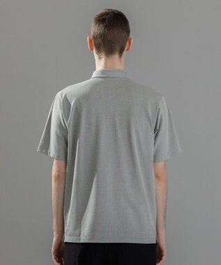 JOSEPH HOMME 新素材【ビジネスに使える】クリアコットンカノコ　ポロシャツ ライトグレー系