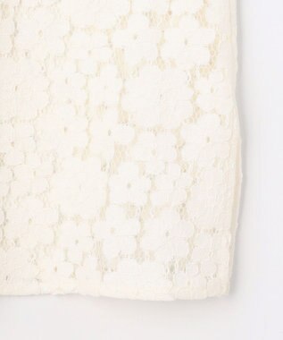 組曲 【先行予約・WEB限定】フラワーラッセルレースシャツライク ブラウス ホワイト系