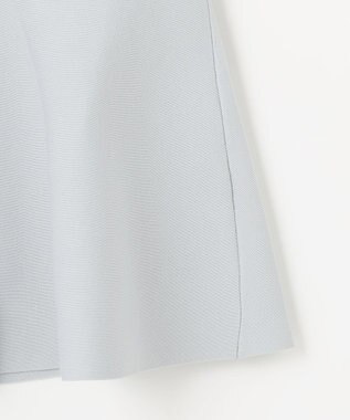 ANY SIS 【洗える】ペプラムニット ジレ スカイブルー