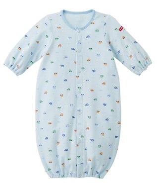 MIKI HOUSE HOT BISCUITS 出産準備セット 通年用(総柄) ブルー