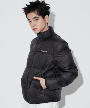 WEGO 【ユニセックス着用ITEM】CONVERSEパテッドジャケット ブラック