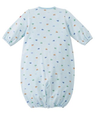 MIKI HOUSE HOT BISCUITS 出産準備セット 通年用(総柄) ブルー