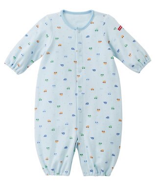 MIKI HOUSE HOT BISCUITS 出産準備セット 通年用(総柄) ブルー