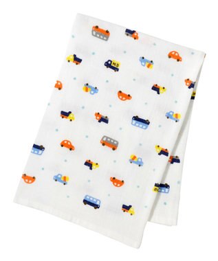 MIKI HOUSE HOT BISCUITS 出産準備セット 通年用(総柄) ブルー