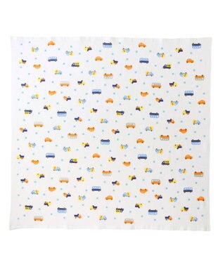 MIKI HOUSE HOT BISCUITS 出産準備セット 通年用(総柄) ブルー