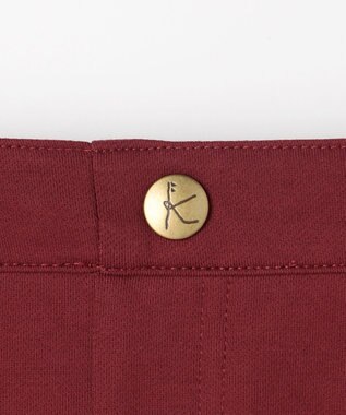 組曲 KIDS 【150-160㎝】ソフトストレッチ ショートパンツ ボルドー