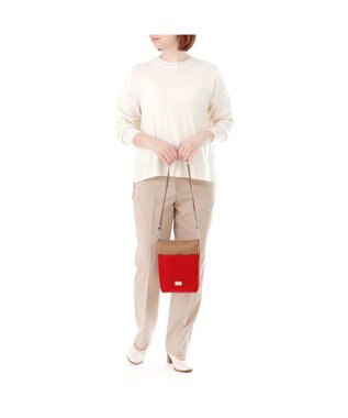 IBIZA ビコロール　ナイロン　ショルダーバッグ(S) 赤