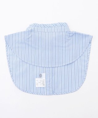 J.PRESS LADIES BEZハイネック フリル デコカラー サックス系