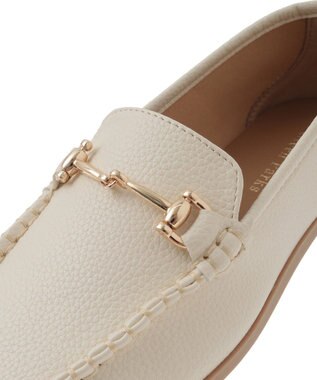 Green Parks ソフトビットローファー Ivory