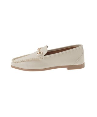 Green Parks ソフトビットローファー Ivory