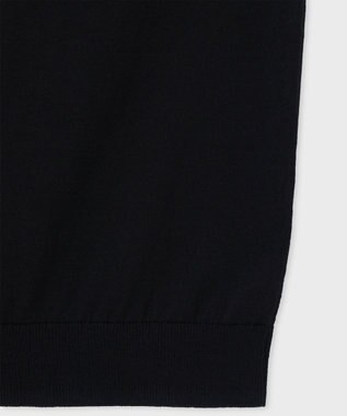 Paul Smith パイピングストライプ ノースリーブ ニット ブラック