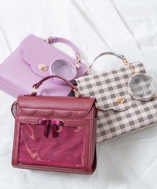 WEGO 【痛バ＆推し活グッズ】スカラップ痛ショルダー ライトパープル