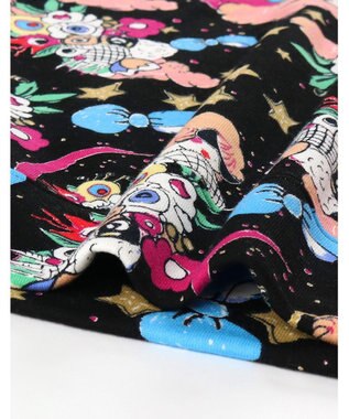 tsumori chisato SLEEP ツモリチサト パジャマ 綿100%(本体) あったか 長袖 長ズボン レディース UDW406 /ワコール ブラック