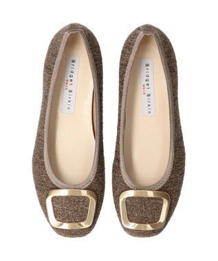 Bridget Birkin ＜3E＞【Bridget Birkin Walk】バックルモチーフウォーキングパンプス オーク雑材