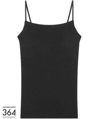 une nana cool 【綿混】364ブラトップ　キャミソール ブラック