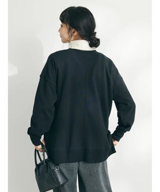 CRAFT STANDARD BOUTIQUE 裏毛リングドットプルオーバー Black