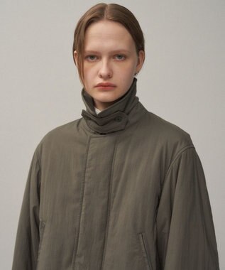 ATON MAT AIRY NYLON | ハリントンジャケット - UNISEX KHAKI