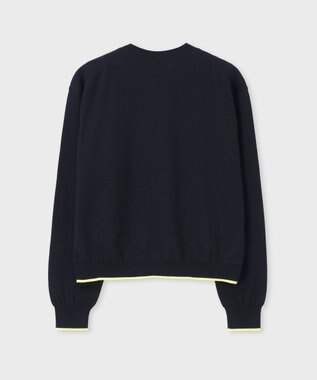 Paul Smith 【洗える】Check コンビ ニット ネイビー