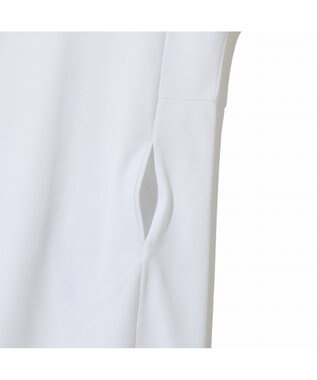 ZERO HALLIBURTON 【吸水速乾・UVケア】 フレンチスリ―ブモックネック鹿の子ワンピース ZHG-W5S4b 82978 ホワイト