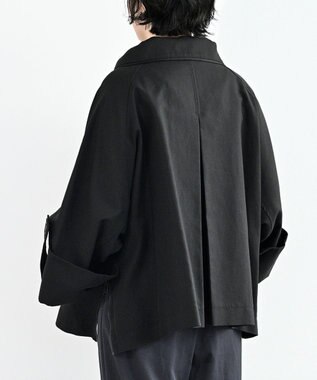 FORFORMO Deformation Wide Trench Coat デフォメーションワイドトレンチコート ブラック