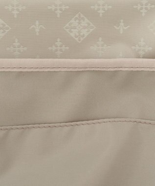 russet ナイロンジャガードメタルバックルショルダーバッグ L(CE-1656) Ecru