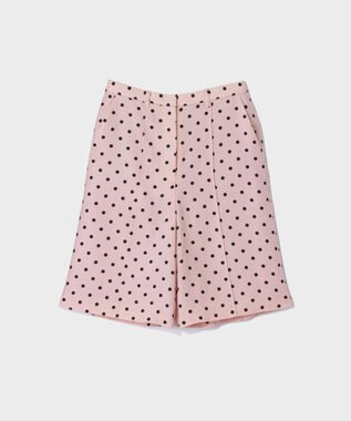 GRACE CONTINENTAL ドットハーフパンツ ピンク