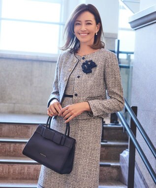 TOCCA ATELIER SENKA FLOWER CORSAGE コサージュ ネイビー系